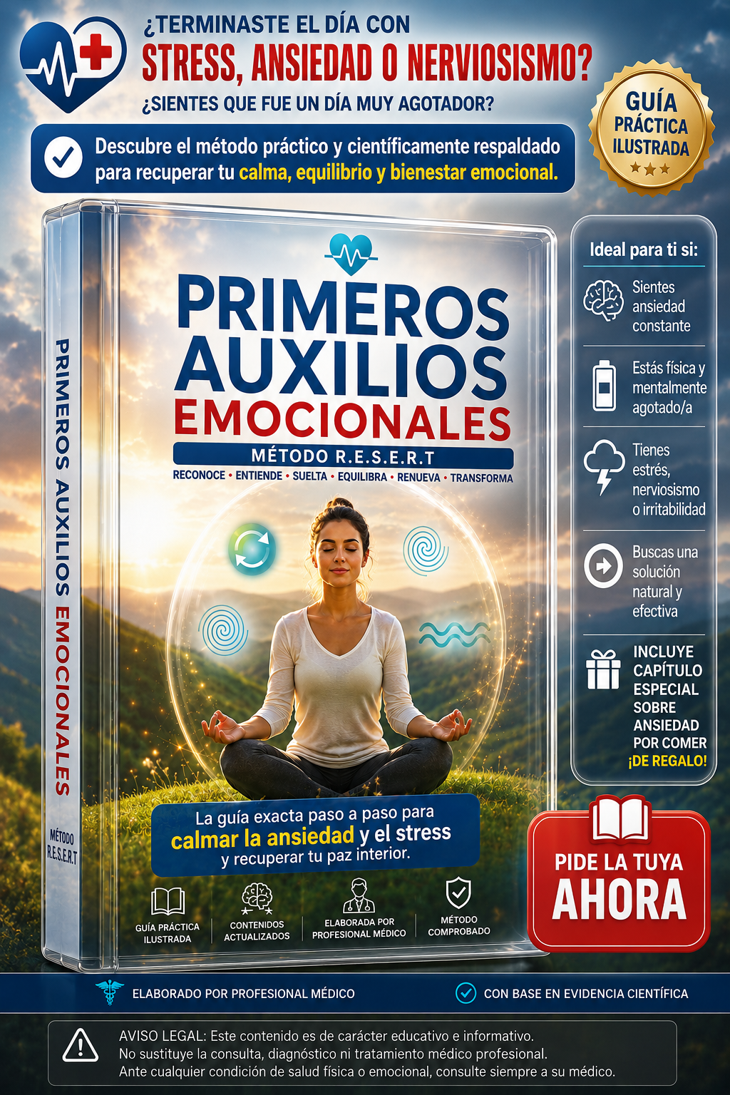 Portada de Primeros Auxilios Emocionales — Método R.E.S.E.R.T.